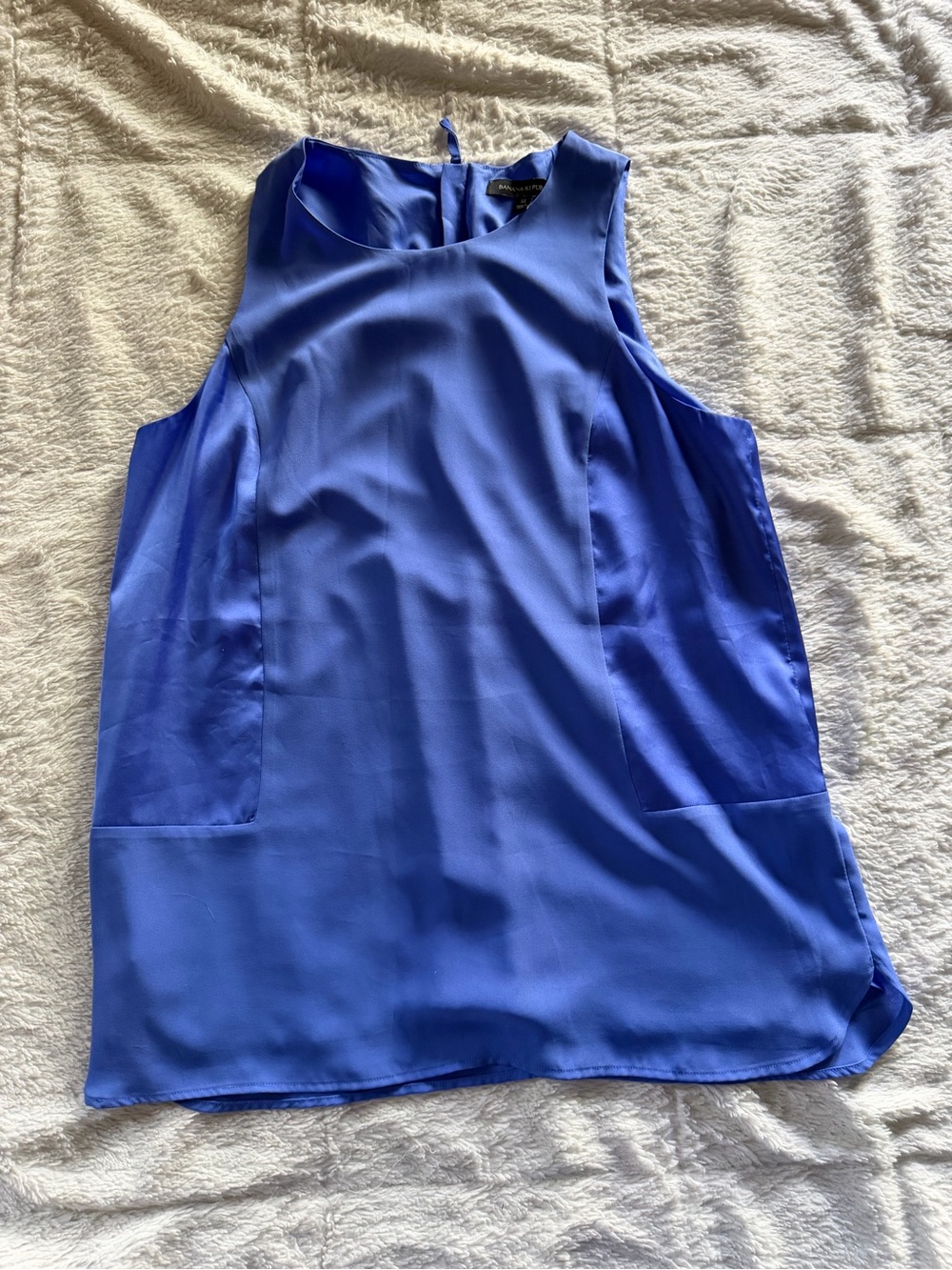 Banana Republic Blue Sleeveless Blouse